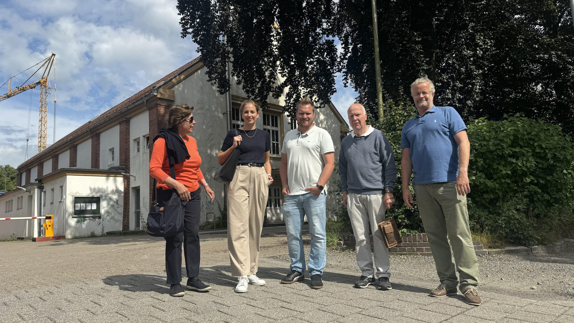 Gruppenfoto von Petra Pening, Wiebke Winter, Simon Zeimke, Kay Entholt und Matthias Kook während der CDU Sommertour